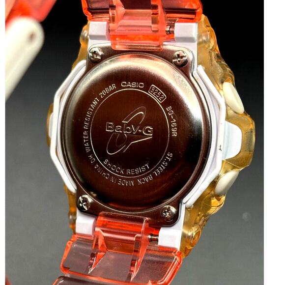 Casio Baby-G BG169R-4 Pink Clear Digital Shock Resistant 200M Women’s Watch main image 10